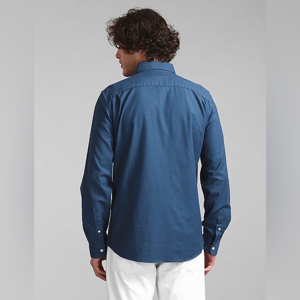 Gap Lived In Stretch Oxford Shirt - Picture 2 of 8